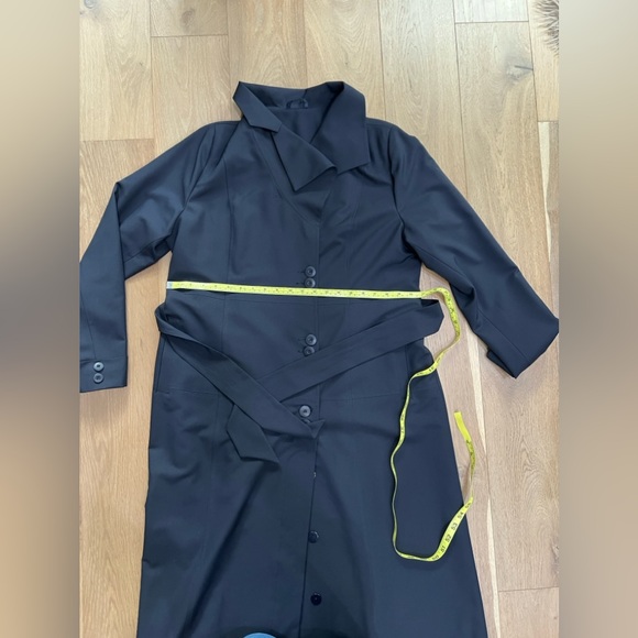 AlReda'a Maxi TRENCH, Jilbab, Front Buttoned Abaya lined EU 46, L - Picture 5 of 11